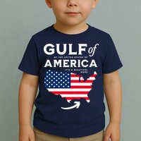 Gulf Of Us America American Flag Toddler T-Shirt