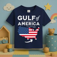Gulf Of Us America American Flag Toddler T-Shirt
