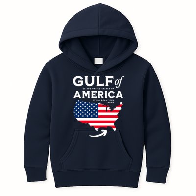 Gulf Of Us America American Flag Kids Hoodie