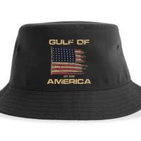 Gulf Of Us America Est Since 2025 Us Flag Sustainable Bucket Hat