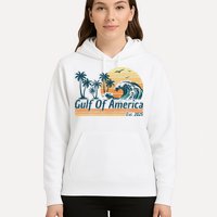 Gulf Of Us America Est 2025 Retro Vintage Beach Hoodie