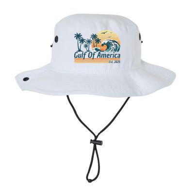 Gulf Of Us America Est 2025 Retro Vintage Beach Bucket Hat