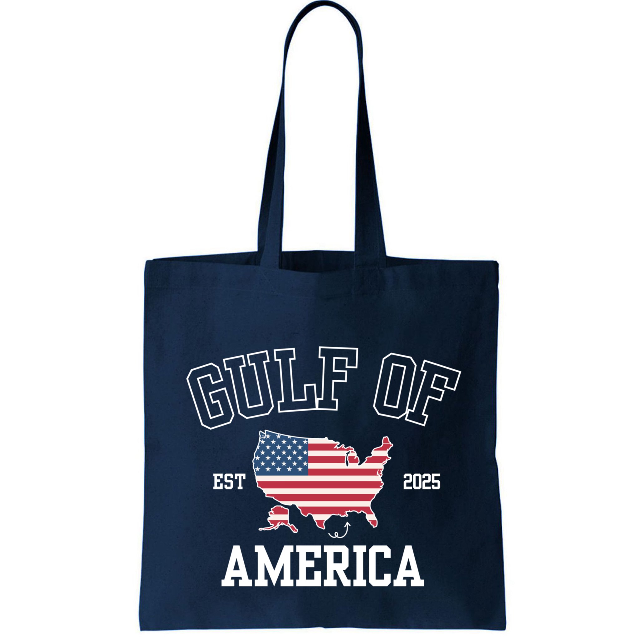 Gulf Of United States Of America Usa Funny Bag