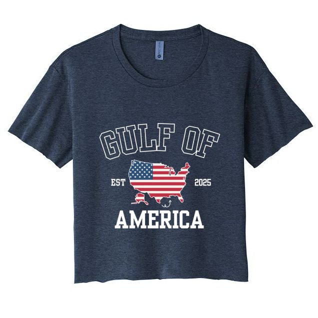 Gulf Of United States Of America Usa Funny Crop Top