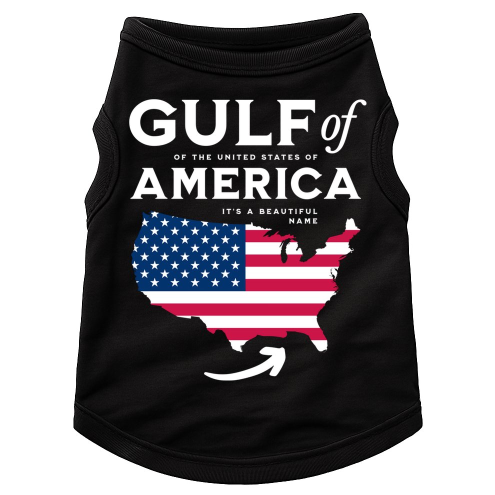Gulf Of Usa America American Flag Pride Patriotic Doggie Tank