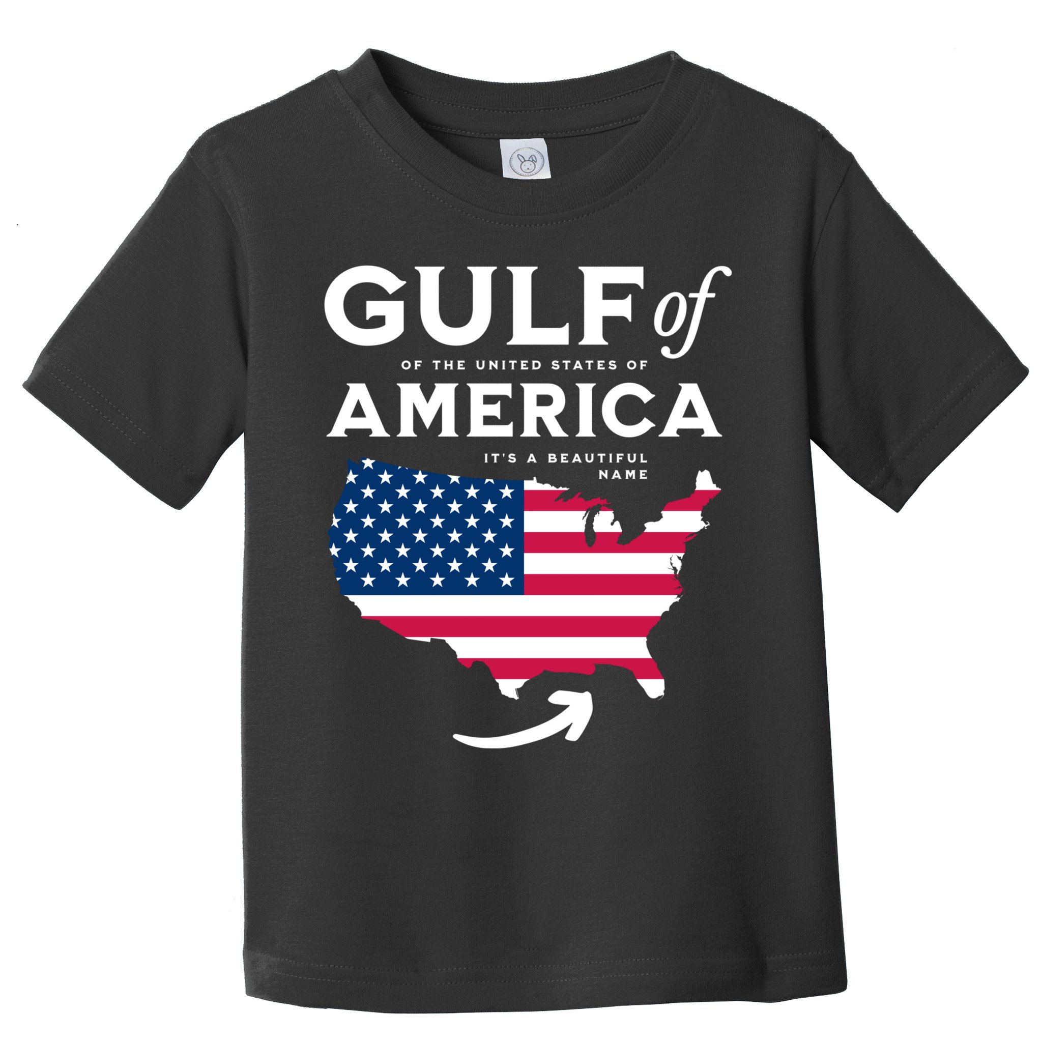 Gulf Of Usa America American Flag Pride Patriotic Toddler T-Shirt