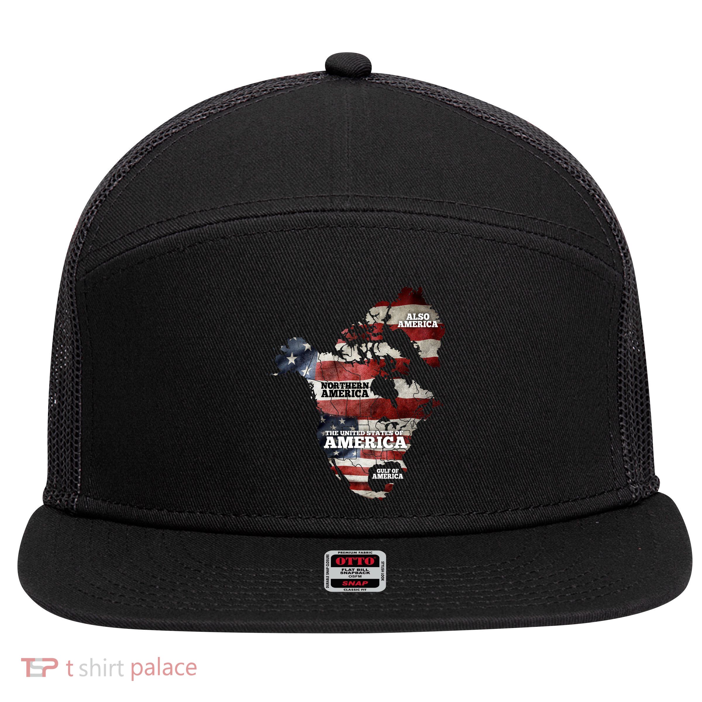 Gulf Of United States Of America 7 Panel Mesh Trucker Snapback Hat