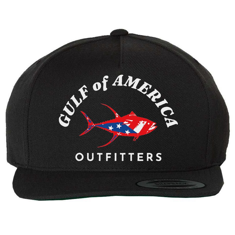 Gulf Of Us America Outfitters Fish 2025 Wool Snapback Cap