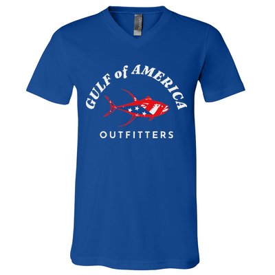 Gulf Of Us America Outfitters Fish 2025 V-Neck T-Shirt