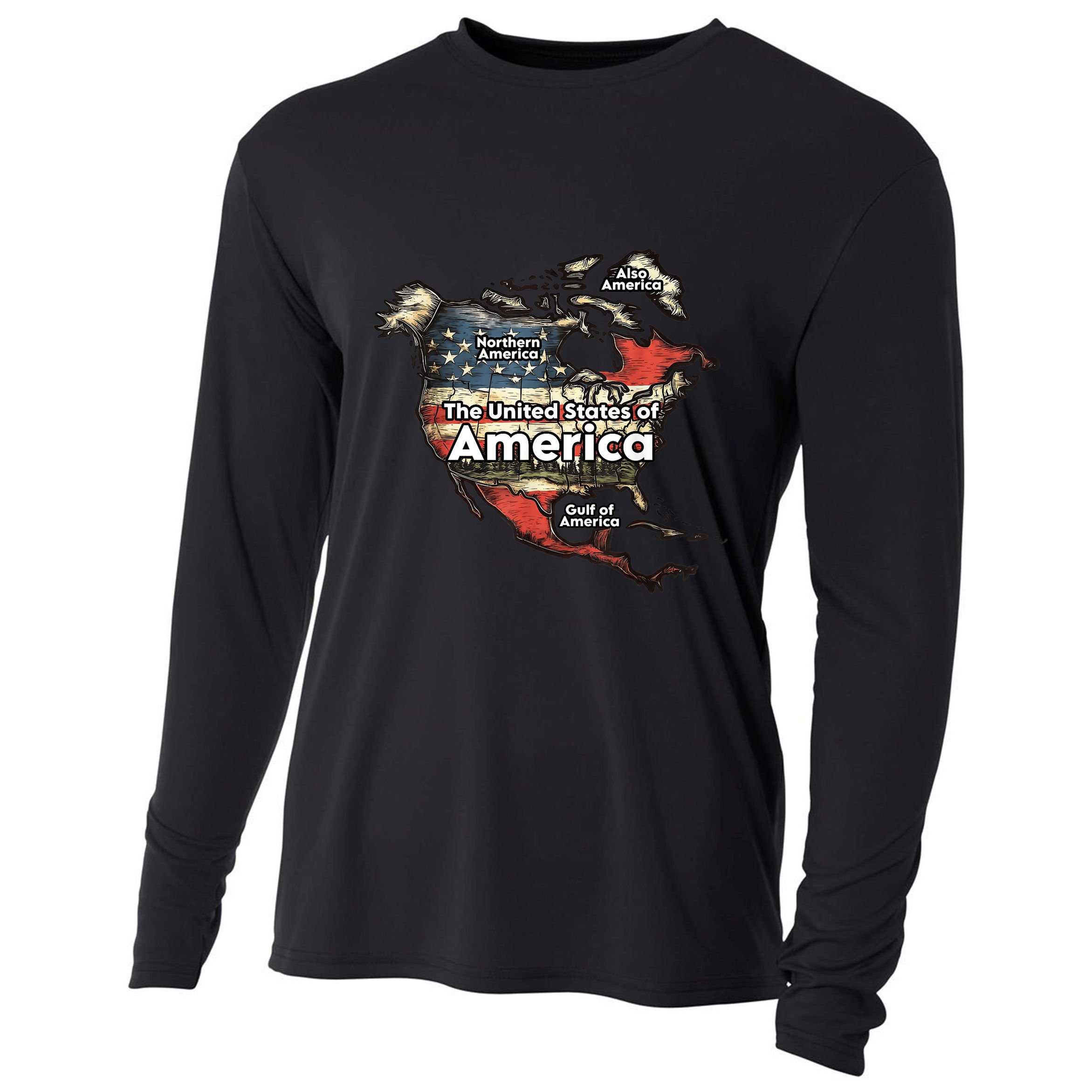 Gulf Of United States Of America Cooling Performance Long Sleeve Crew