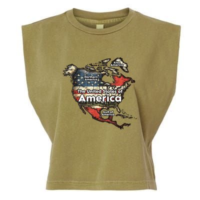 Gulf Of United States Of America Garment-Dyed Women's Muscle Tee