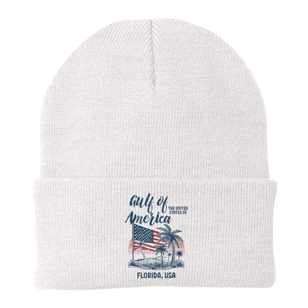 Gulf Of Usa America Florida Usa Beanie