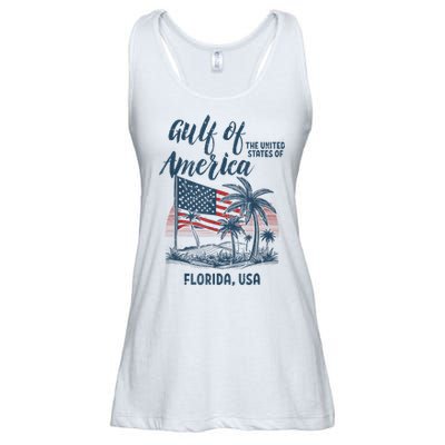 Gulf Of Usa America Florida Usa Ladies Essential Flowy Tank