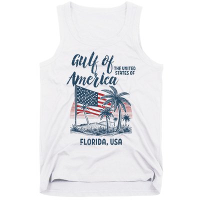 Gulf Of Usa America Florida Usa Tank Top
