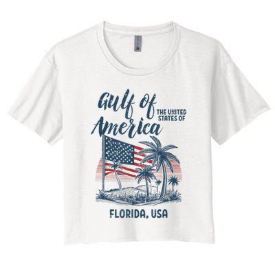 Gulf Of Usa America Florida Usa Crop Top