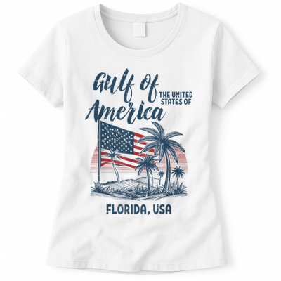 Gulf Of Usa America Florida Usa Womens T-Shirt