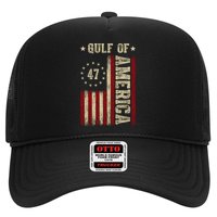 Gulf Of Usa America Funny Usa Flag Trucker Hat