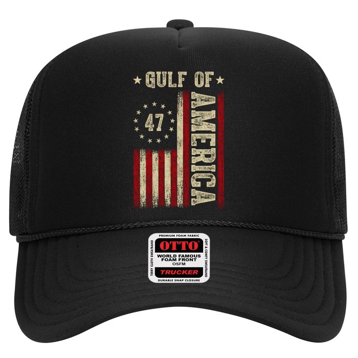 Gulf Of Usa America Funny Usa Flag Trucker Hat