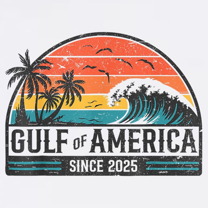 Gulf Of USA America Since 2025 Retro Vintage Beach Mug