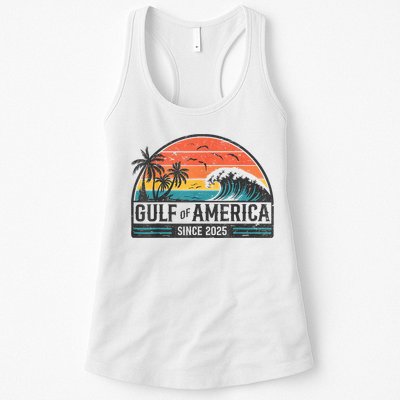 Gulf Of USA America Since 2025 Retro Vintage Beach Womens Tank Top
