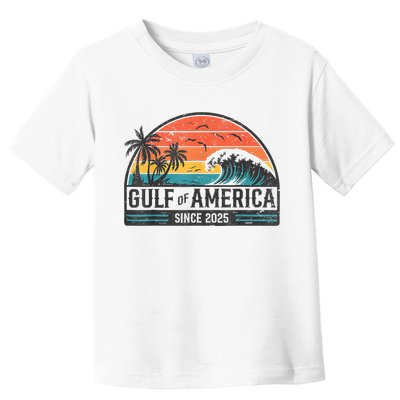 Gulf Of USA America Since 2025 Retro Vintage Beach Toddler T-Shirt