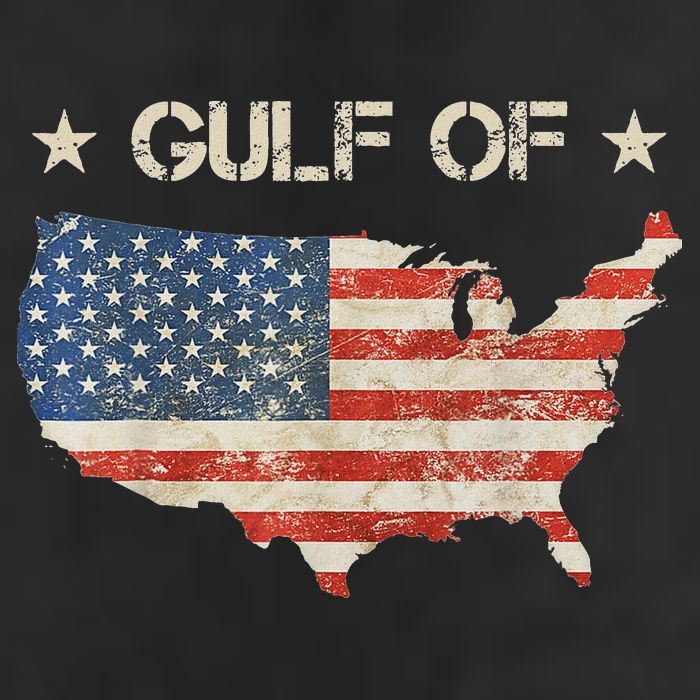 Gulf Of Usa America 7 Panel Mesh Trucker Snapback Hat