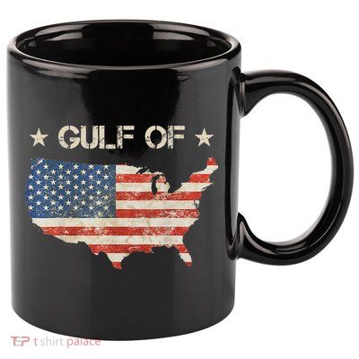 Gulf Of Usa America 11oz C Handle Ceramic Mug