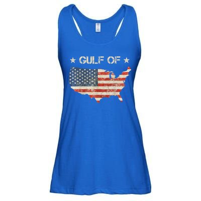 Gulf Of Usa America Ladies Essential Flowy Tank