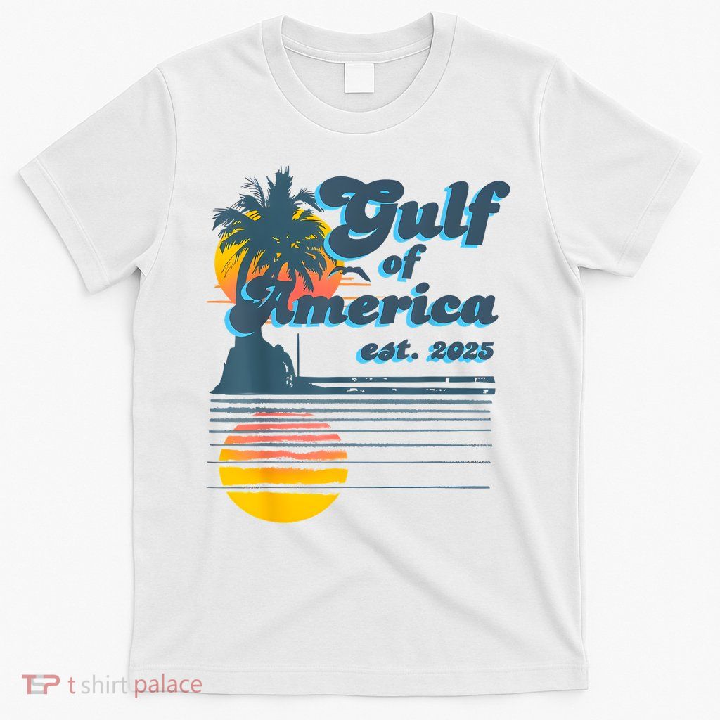 Gulf Of Usa America Beach Lovers Summer T-Shirt