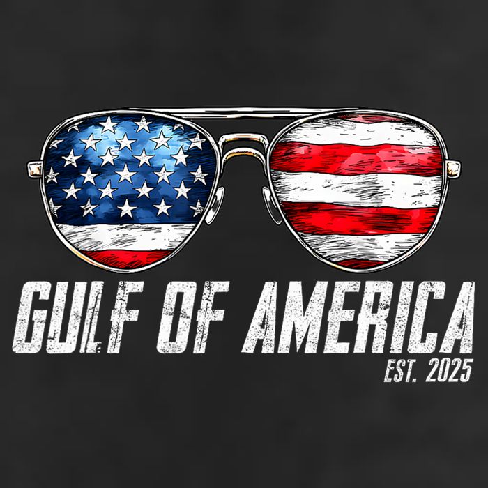 Gulf Of Us America Est 2025 Sunglasses 7 Panel Mesh Trucker Snapback Hat