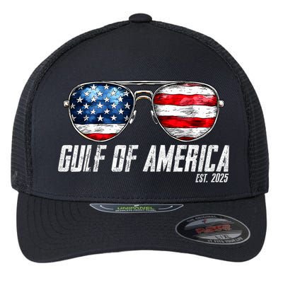 Gulf Of Us America Est 2025 Sunglasses Flexfit Unipanel Trucker Cap