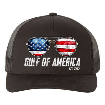 Gulf Of Us America Est 2025 Sunglasses Yupoong Adult 5-Panel Trucker Hat