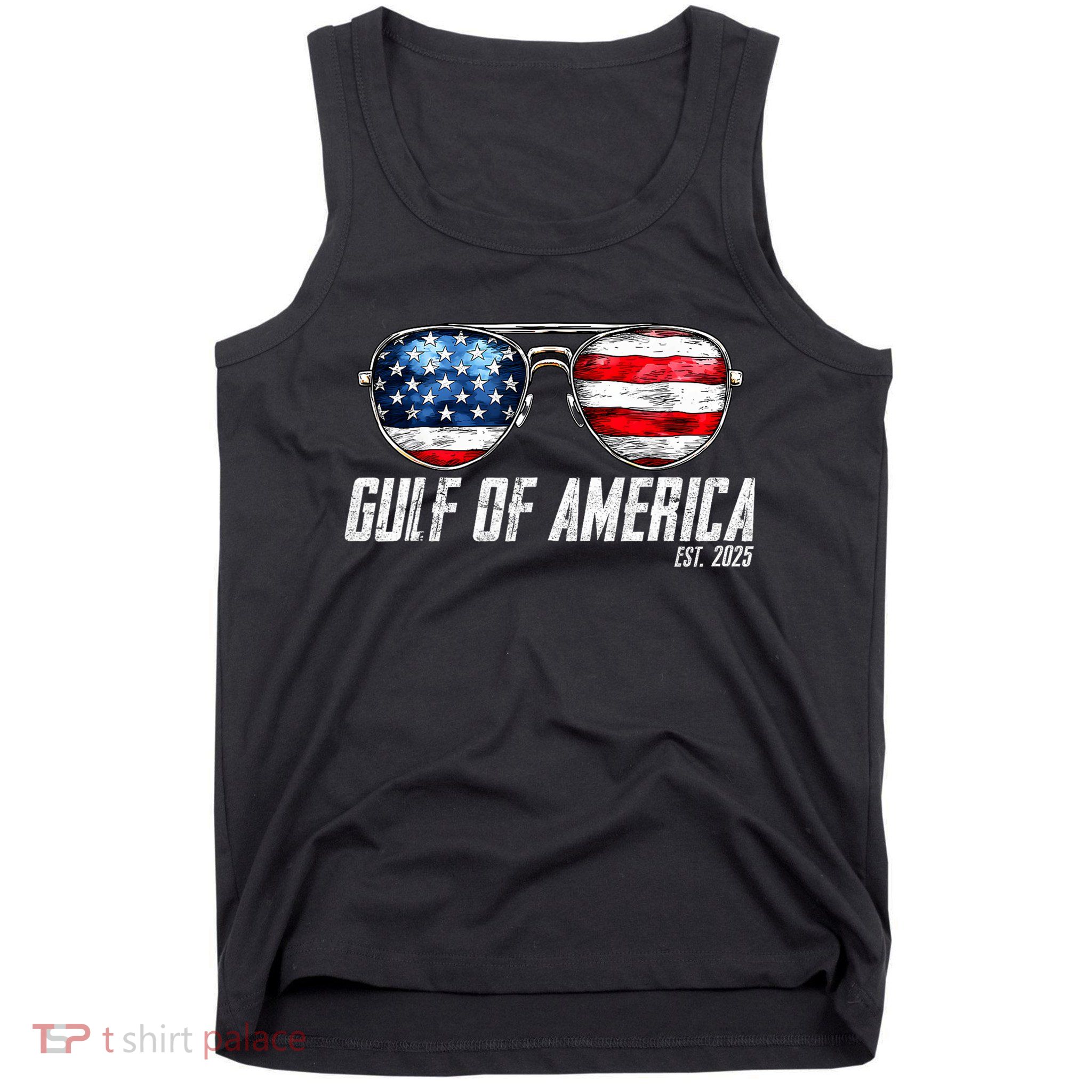 Gulf Of Us America Est 2025 Sunglasses Tank Top