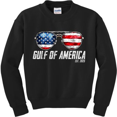 Gulf Of Us America Est 2025 Sunglasses Kids Sweatshirt
