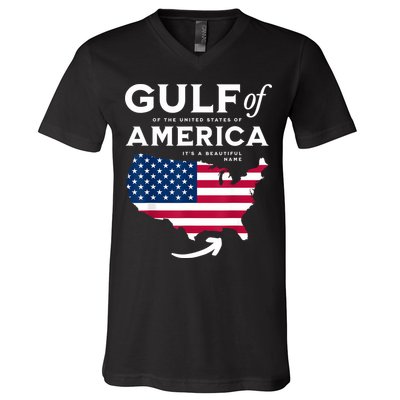 Gulf Of Us America V-Neck T-Shirt