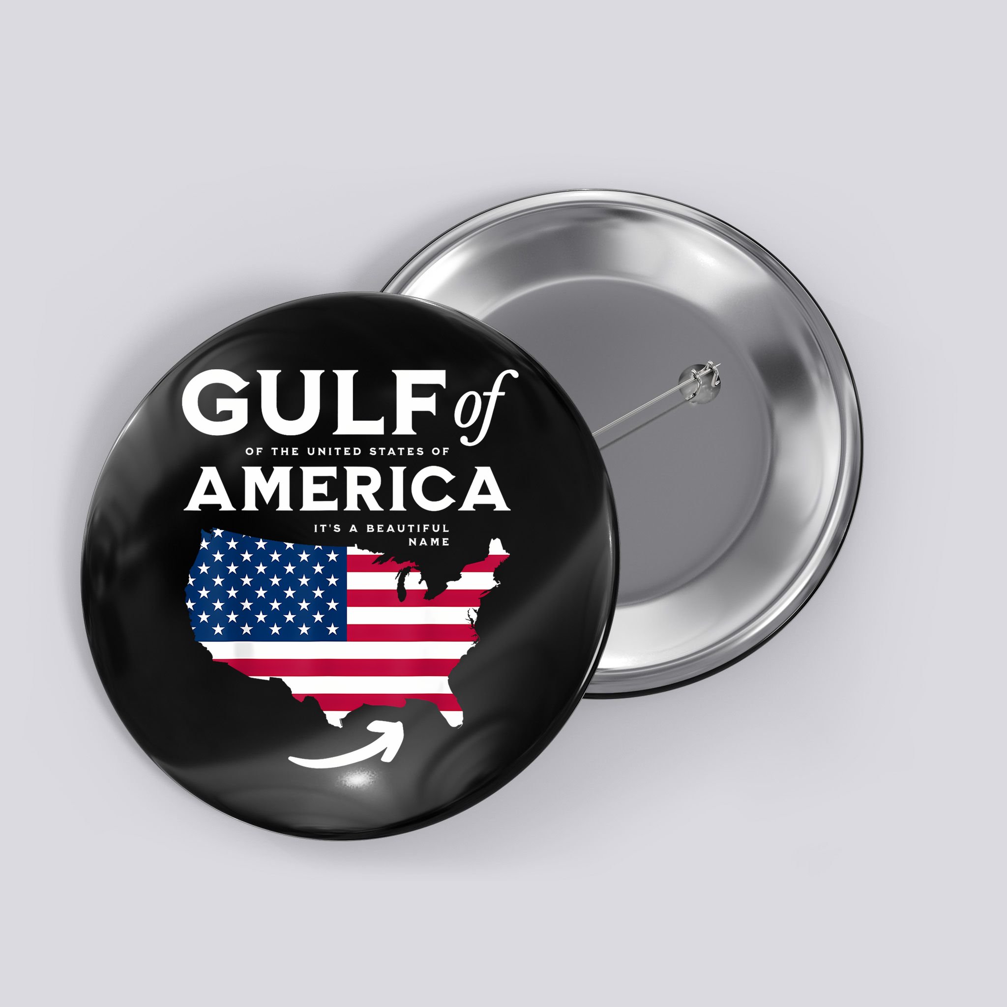 Gulf Of Us America Button