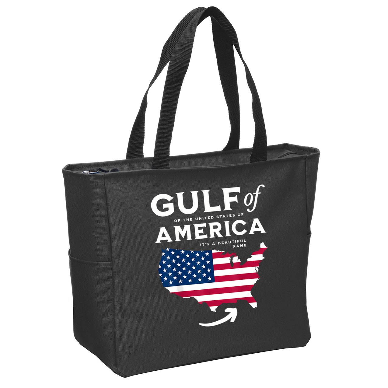 Gulf Of Us America Zip Tote Bag