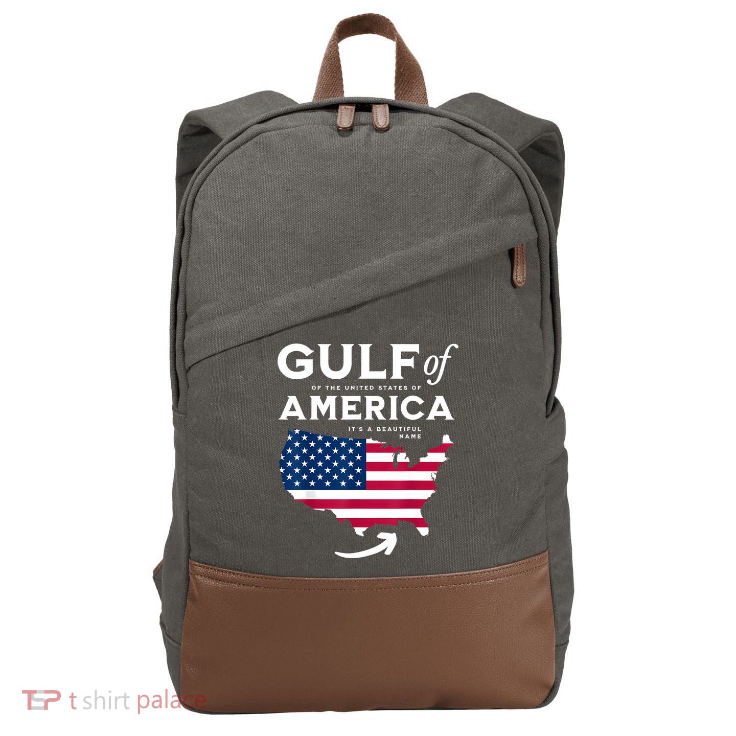 Gulf Of Us America Cotton Canvas Backpack
