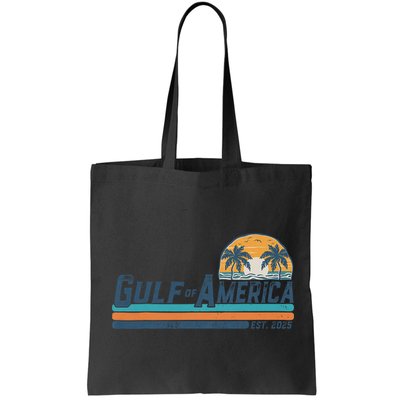 Gulf Of US America Est 2025 Retro Vintage Beach Bag