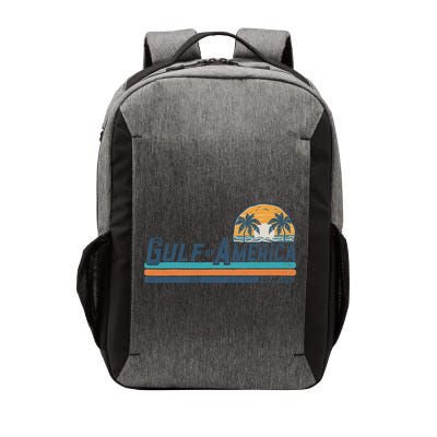 Gulf Of US America Est 2025 Retro Vintage Beach Vector Backpack