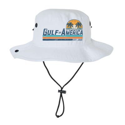 Gulf Of US America Est 2025 Retro Vintage Beach Bucket Hat