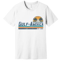 Gulf Of US America Est 2025 Retro Vintage Beach Premium T-Shirt