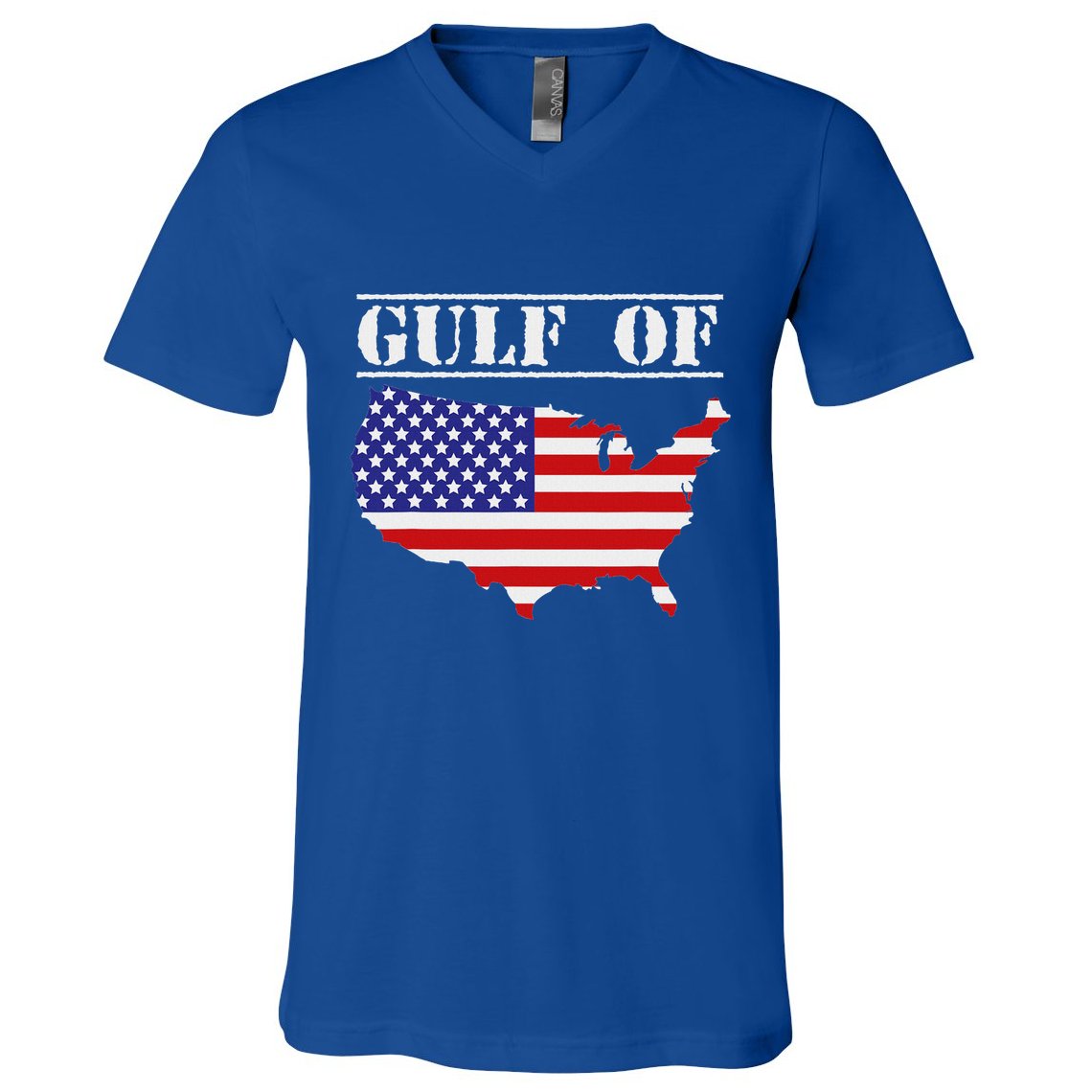 Gulf Of United States Of America V-Neck T-Shirt