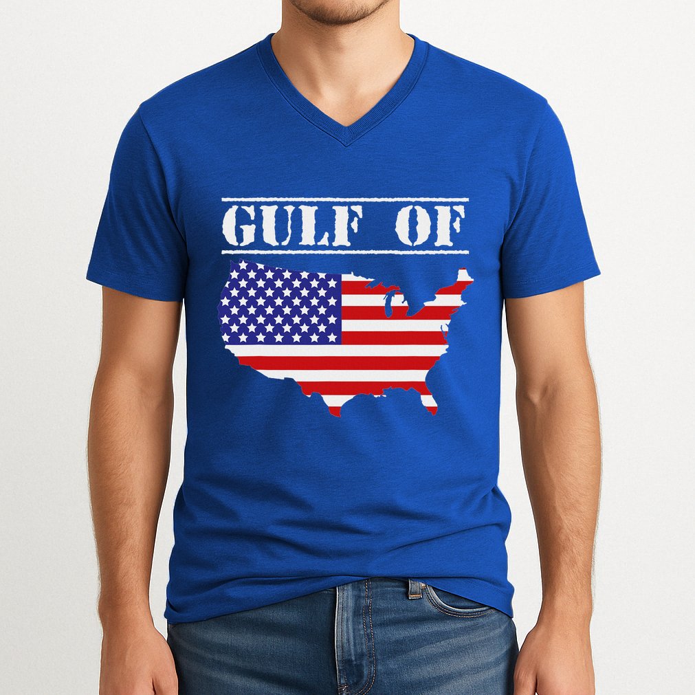 Gulf Of United States Of America V-Neck T-Shirt