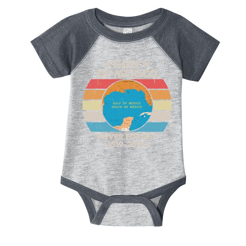 Gulf Of Usa America Never Forget Gulf Of Mexico 1519 2025 Infant Baby Jersey Bodysuit