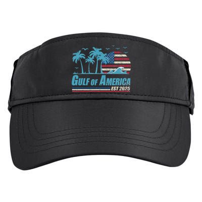 Gulf Of Usa America Est 2025 Retro Vintage Beach Adult Drive Performance Visor