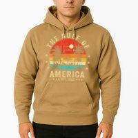 Gulf Of Us America Est 2025 Retro Vintage Beach Hoodie