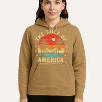 Gulf Of Us America Est 2025 Retro Vintage Beach Hoodie