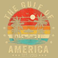 Gulf Of Us America Est 2025 Retro Vintage Beach Hoodie