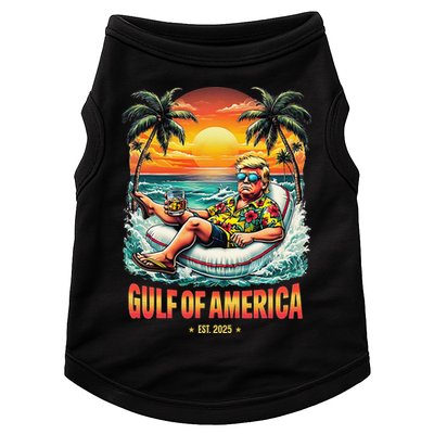 Gulf Of US America Est 2025 Retro Vintage Beach Doggie Tank
